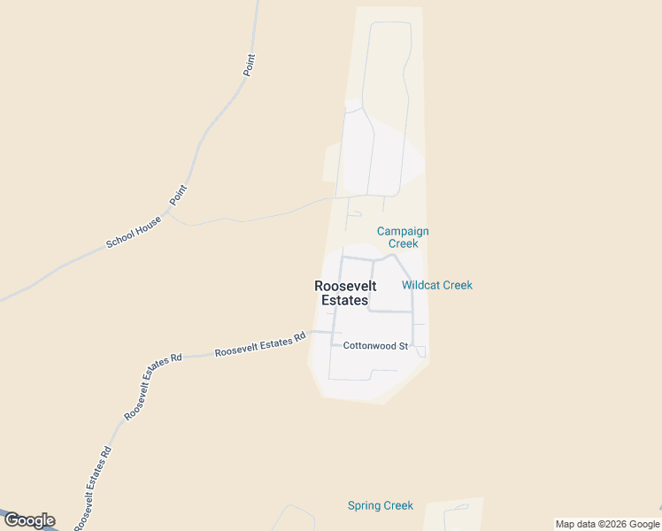 map of restaurants, bars, coffee shops, grocery stores, and more near Mesquite Street in Roosevelt