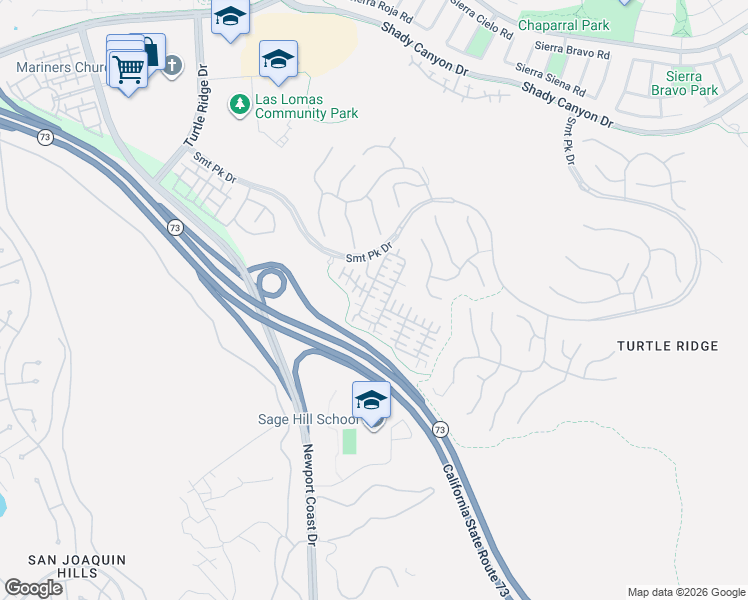 map of restaurants, bars, coffee shops, grocery stores, and more near 48 Arborside in Irvine