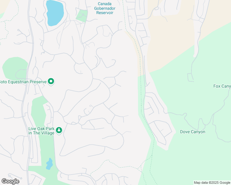 map of restaurants, bars, coffee shops, grocery stores, and more near 23292 Via Pardal in Trabuco Canyon