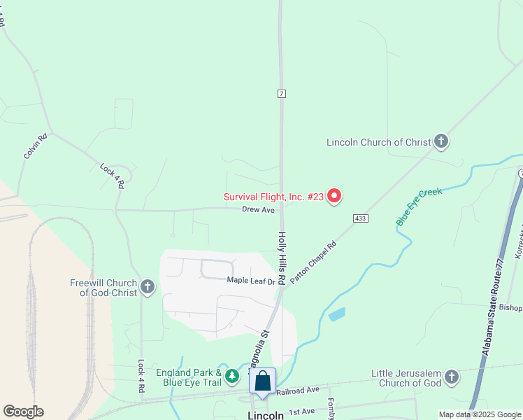 map of restaurants, bars, coffee shops, grocery stores, and more near 111 Drew Avenue in Lincoln