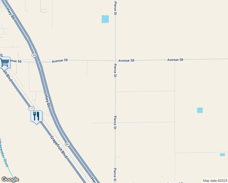 map of restaurants, bars, coffee shops, grocery stores, and more near in Thermal