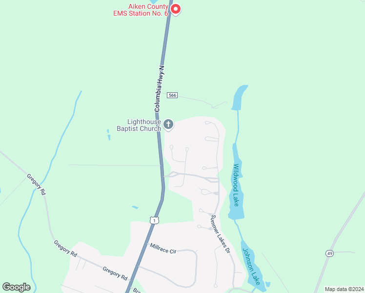 map of restaurants, bars, coffee shops, grocery stores, and more near 165 Forest Trail Court in Aiken