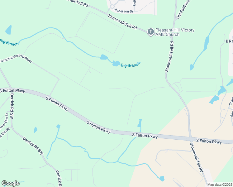 map of restaurants, bars, coffee shops, grocery stores, and more near 4860 Southern Road in College Park