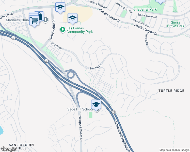 map of restaurants, bars, coffee shops, grocery stores, and more near 20 Gardenpath in Irvine