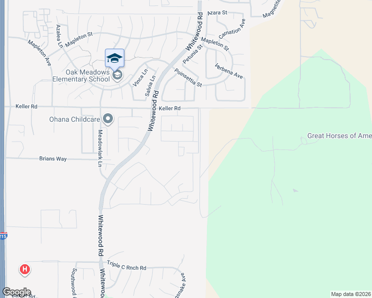 map of restaurants, bars, coffee shops, grocery stores, and more near 28821 Sandy Avenue in Murrieta