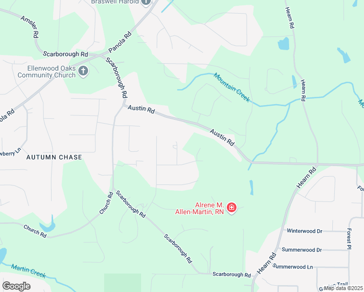 map of restaurants, bars, coffee shops, grocery stores, and more near 612 Saint Christopher Lane in Ellenwood