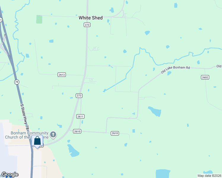 map of restaurants, bars, coffee shops, grocery stores, and more near Duvall Street in Bonham