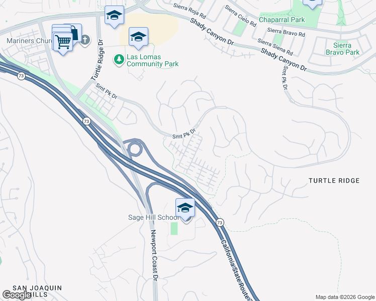 map of restaurants, bars, coffee shops, grocery stores, and more near 20 Gardenpath in Irvine
