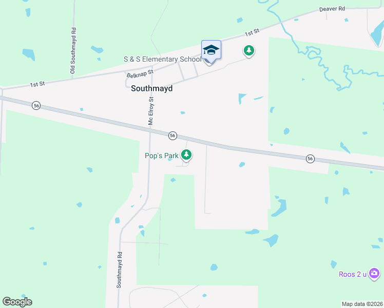 map of restaurants, bars, coffee shops, grocery stores, and more near 110 Christi Lane in Southmayd