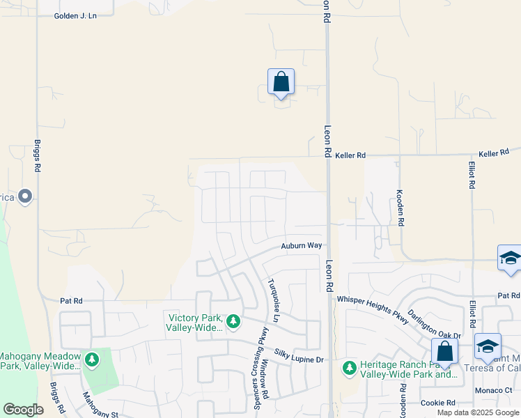 map of restaurants, bars, coffee shops, grocery stores, and more near 34197 Chenille Street in Murrieta