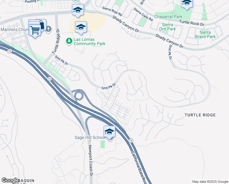 map of restaurants, bars, coffee shops, grocery stores, and more near 22 Arborside in Irvine
