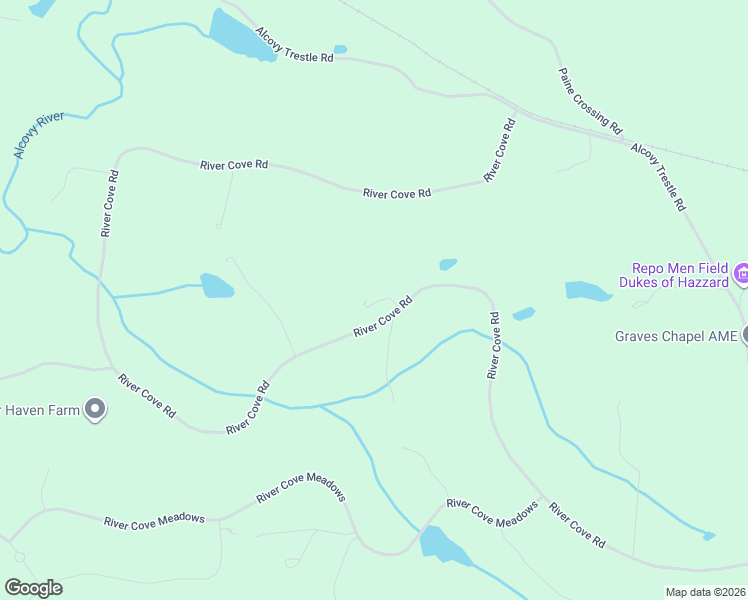 map of restaurants, bars, coffee shops, grocery stores, and more near 530 River Cove Road in Social Circle