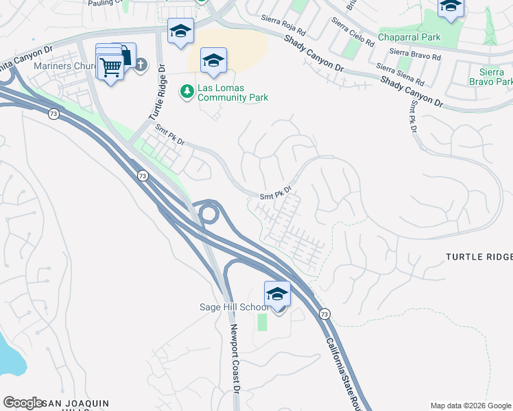 map of restaurants, bars, coffee shops, grocery stores, and more near 21 Gardenpath in Irvine