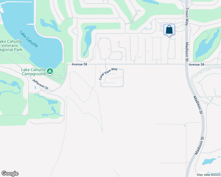 map of restaurants, bars, coffee shops, grocery stores, and more near 80367 Segovia View Way in La Quinta