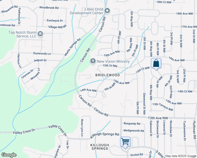 map of restaurants, bars, coffee shops, grocery stores, and more near 1508 7th Street Northwest in Center Point