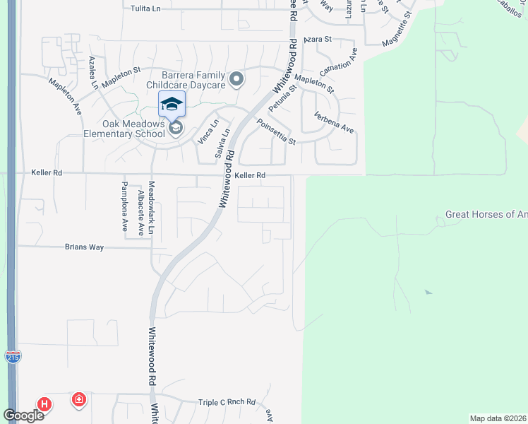 map of restaurants, bars, coffee shops, grocery stores, and more near 34121 Rhonda Lane in Murrieta