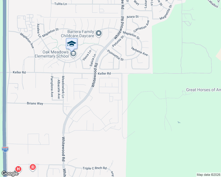 map of restaurants, bars, coffee shops, grocery stores, and more near 34121 Rhonda Lane in Murrieta