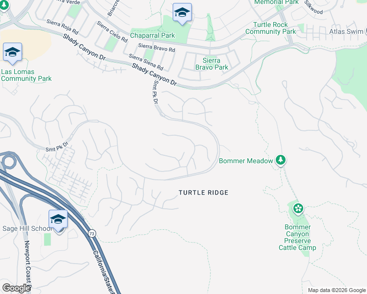map of restaurants, bars, coffee shops, grocery stores, and more near 21 Sylvan in Irvine