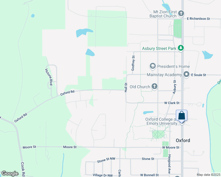 map of restaurants, bars, coffee shops, grocery stores, and more near 42 Oxford Road in Oxford