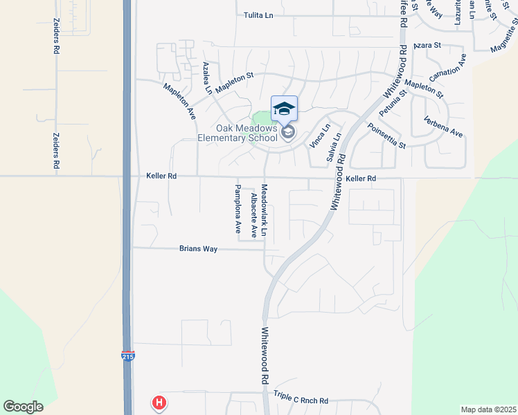 map of restaurants, bars, coffee shops, grocery stores, and more near 34076 Albacete Avenue in Murrieta