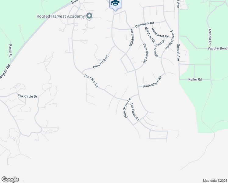 map of restaurants, bars, coffee shops, grocery stores, and more near 34181 Tractor Trail in Wildomar