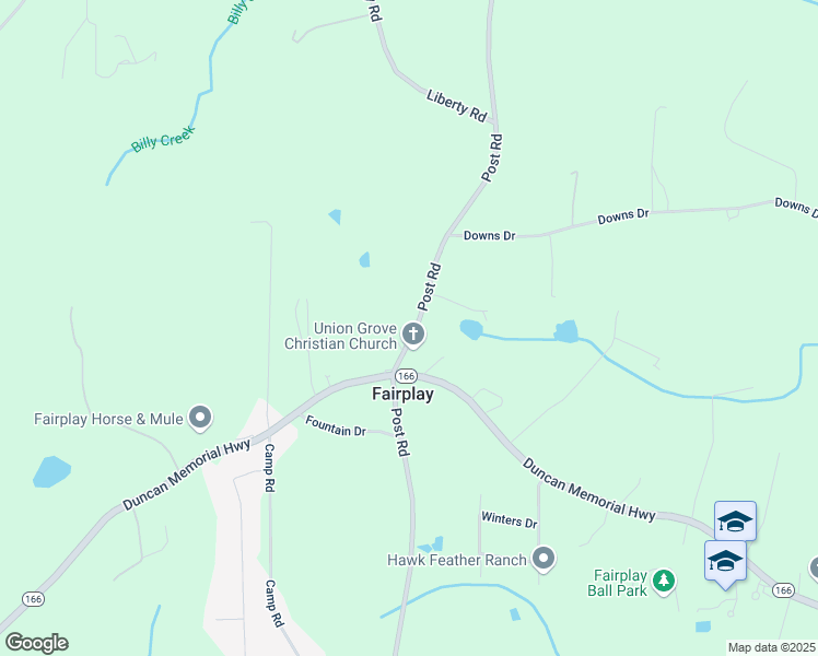map of restaurants, bars, coffee shops, grocery stores, and more near 6567 Post Road in Douglasville