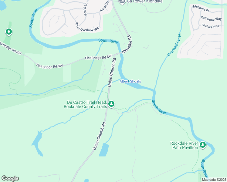 map of restaurants, bars, coffee shops, grocery stores, and more near 2512 Union Church Road in Stockbridge