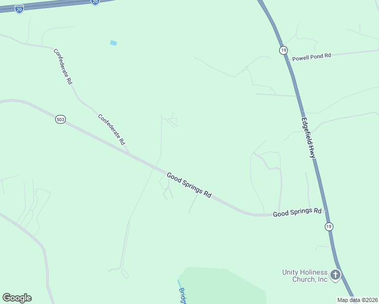 map of restaurants, bars, coffee shops, grocery stores, and more near 258 Good Springs Road in Aiken