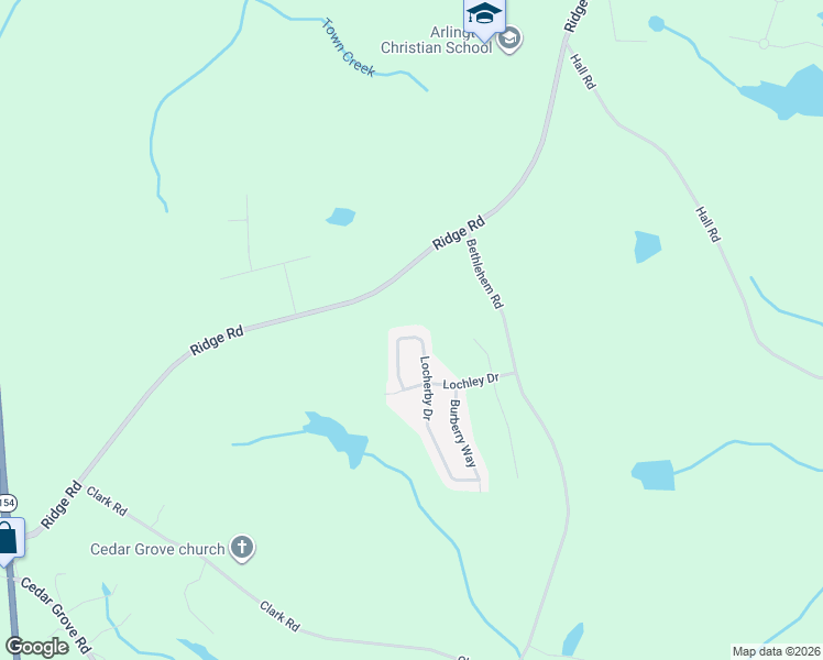 map of restaurants, bars, coffee shops, grocery stores, and more near 4844 Locherby Drive in Fairburn