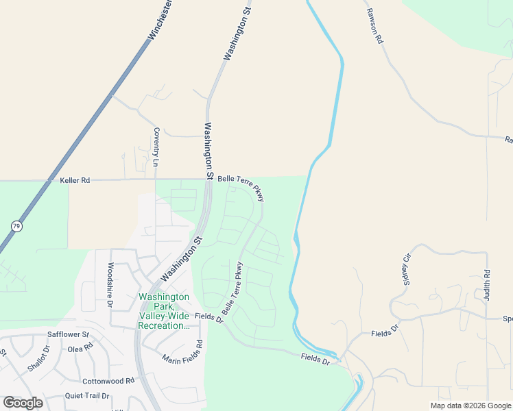 map of restaurants, bars, coffee shops, grocery stores, and more near 34201-34387 Washington Street in Winchester