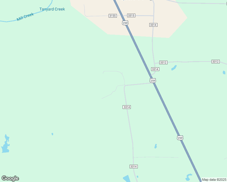 map of restaurants, bars, coffee shops, grocery stores, and more near 1585 County Road 3314 in De Kalb