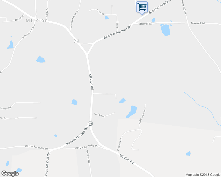 map of restaurants, bars, coffee shops, grocery stores, and more near 4047 Mount Zion Road in Carrollton