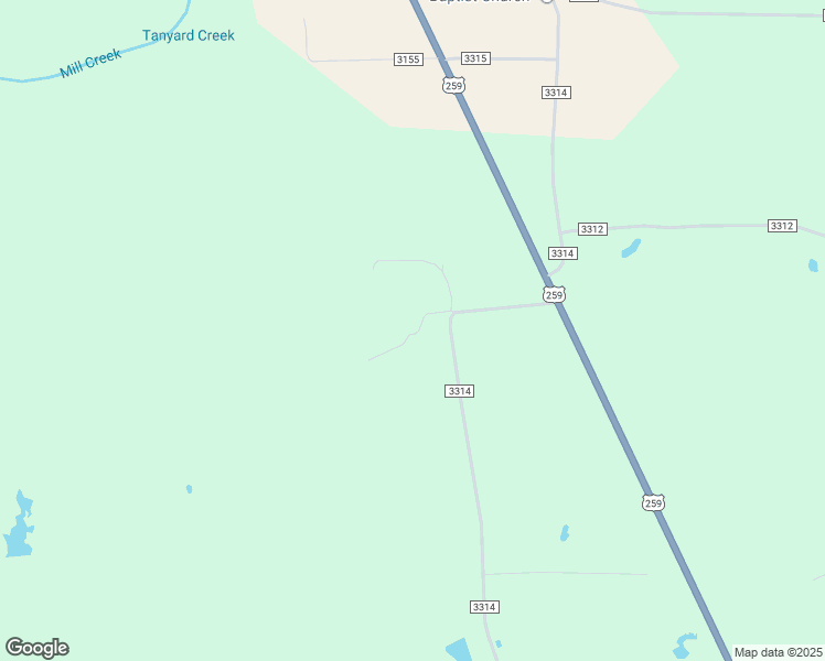 map of restaurants, bars, coffee shops, grocery stores, and more near 1585 County Road 3314 in De Kalb
