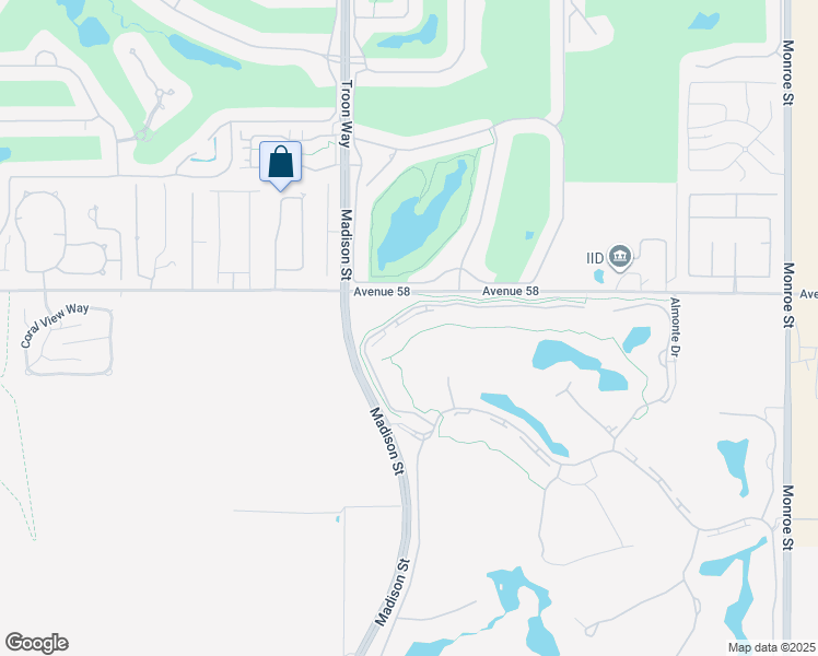 map of restaurants, bars, coffee shops, grocery stores, and more near 58234 Aracena in La Quinta