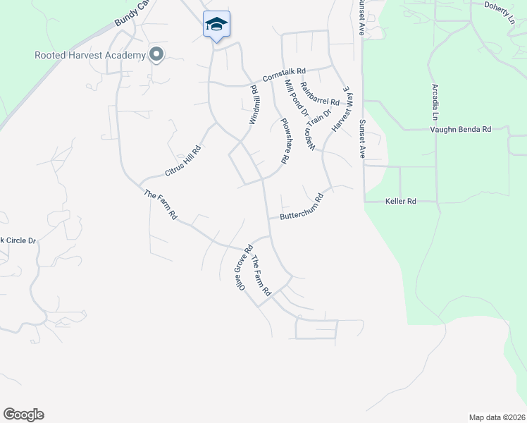map of restaurants, bars, coffee shops, grocery stores, and more near 34015 Harvest Way in Wildomar