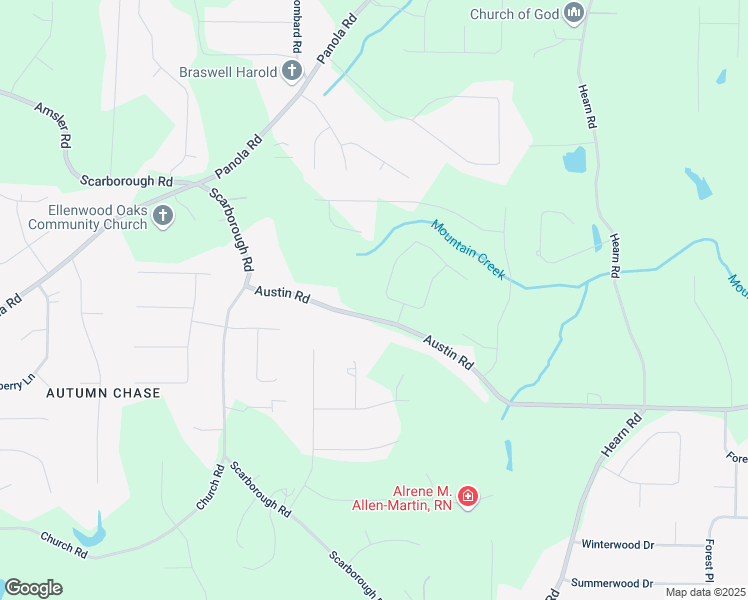 map of restaurants, bars, coffee shops, grocery stores, and more near 209 Kingscastle Drive in Ellenwood