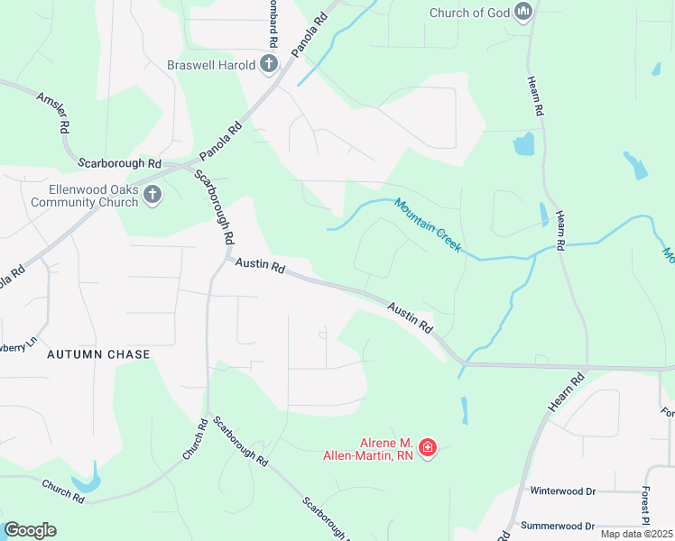map of restaurants, bars, coffee shops, grocery stores, and more near 209 Kingscastle Drive in Ellenwood
