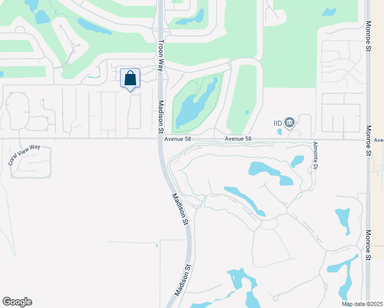 map of restaurants, bars, coffee shops, grocery stores, and more near 58234 Aracena in La Quinta