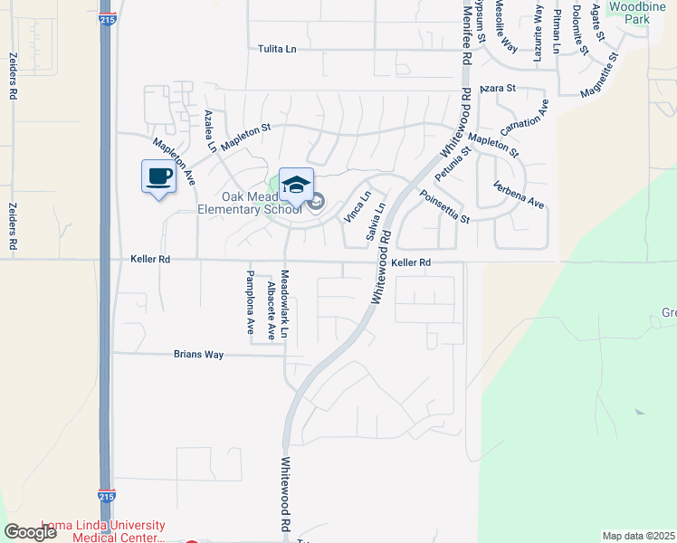 map of restaurants, bars, coffee shops, grocery stores, and more near 28544 Bauvardia Way in Murrieta