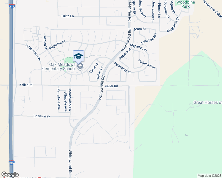 map of restaurants, bars, coffee shops, grocery stores, and more near 28919 Lavatera Avenue in Murrieta