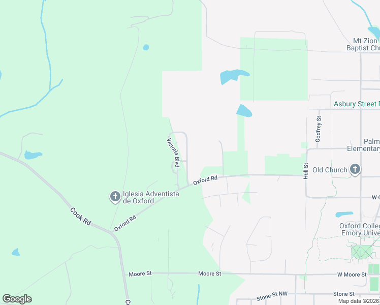 map of restaurants, bars, coffee shops, grocery stores, and more near 175 Victoria Boulevard in Oxford