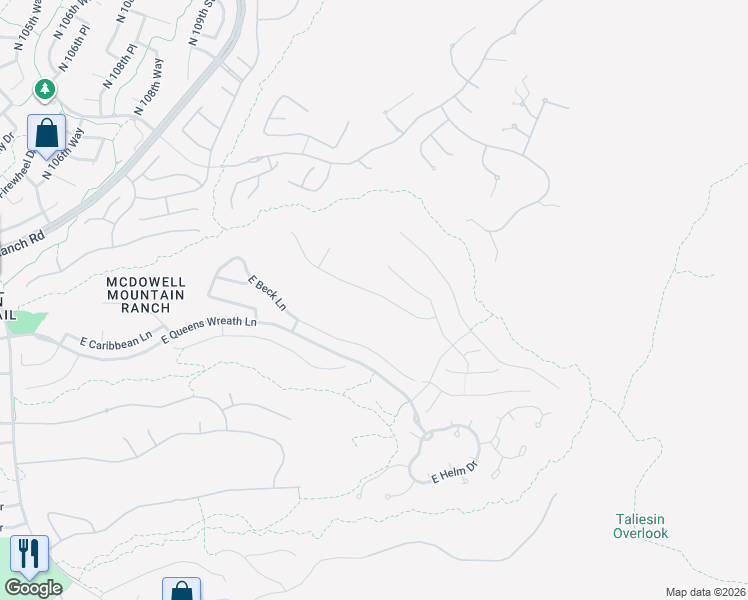 map of restaurants, bars, coffee shops, grocery stores, and more near 11221 East Greenway Road in Scottsdale