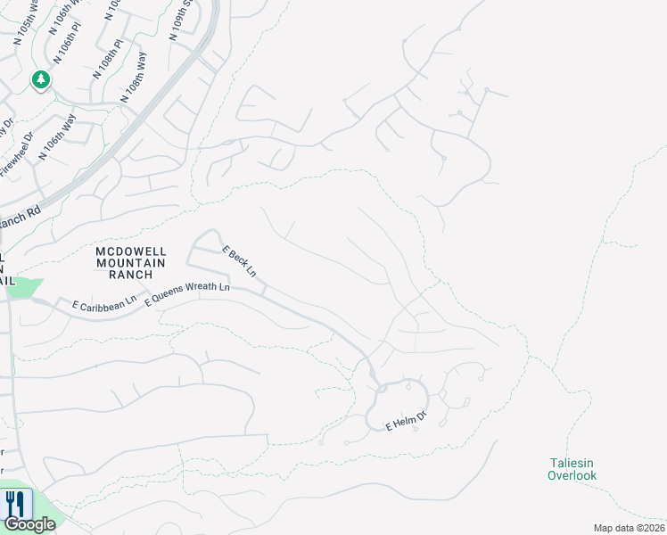 map of restaurants, bars, coffee shops, grocery stores, and more near 11221 East Greenway Road in Scottsdale