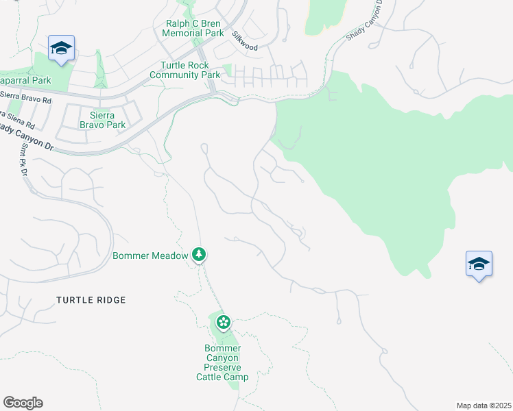 map of restaurants, bars, coffee shops, grocery stores, and more near 43 Blue Heron in Irvine