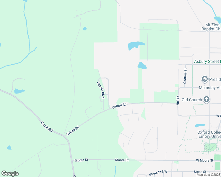 map of restaurants, bars, coffee shops, grocery stores, and more near 150 Victoria Boulevard in Oxford