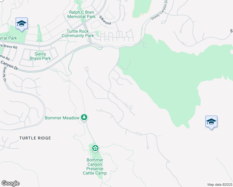 map of restaurants, bars, coffee shops, grocery stores, and more near 42 Blue Heron in Irvine