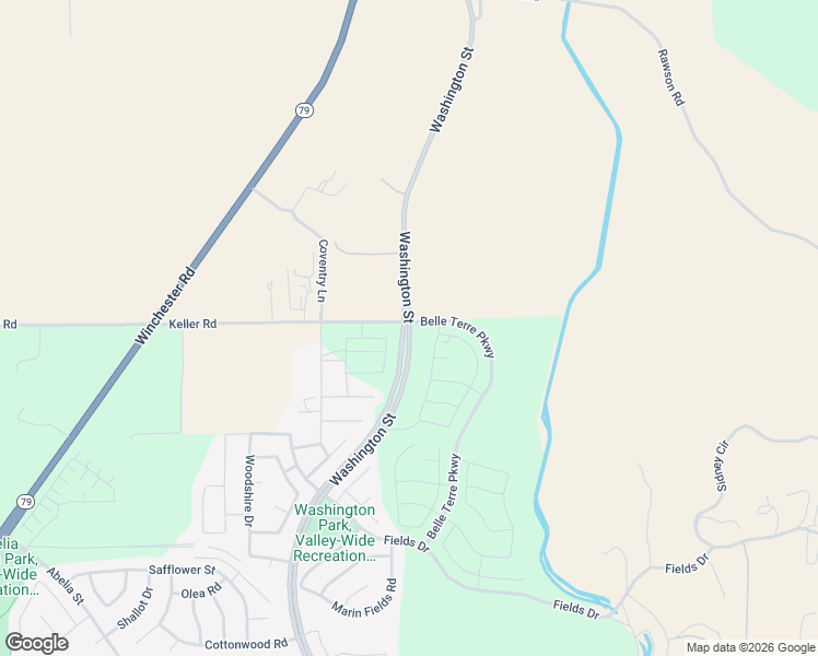 map of restaurants, bars, coffee shops, grocery stores, and more near 34257 Washington Street in Winchester