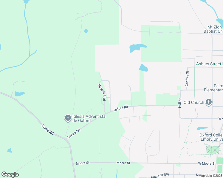 map of restaurants, bars, coffee shops, grocery stores, and more near 170 Victoria Boulevard in Oxford