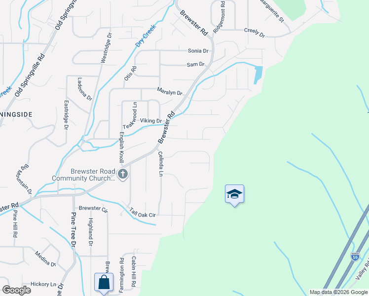 map of restaurants, bars, coffee shops, grocery stores, and more near 1728 Annendale Drive in Birmingham