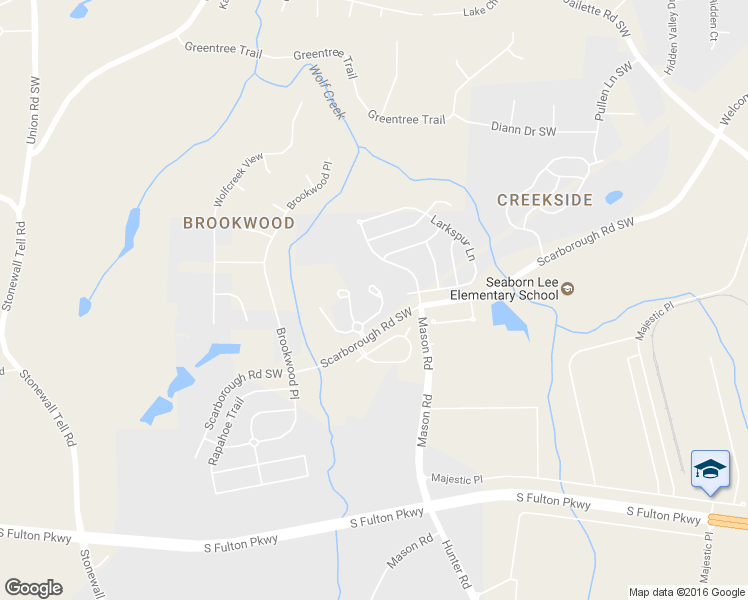 map of restaurants, bars, coffee shops, grocery stores, and more near 708 Outlook Way in Atlanta